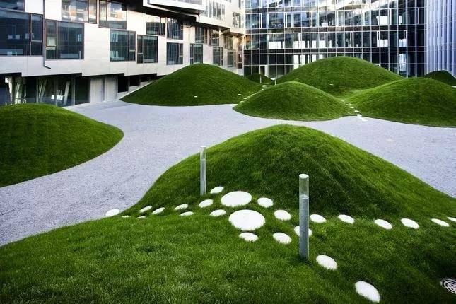 【景觀學習】堆坡的藝術&mdash;&mdash;微地形景觀_綠地